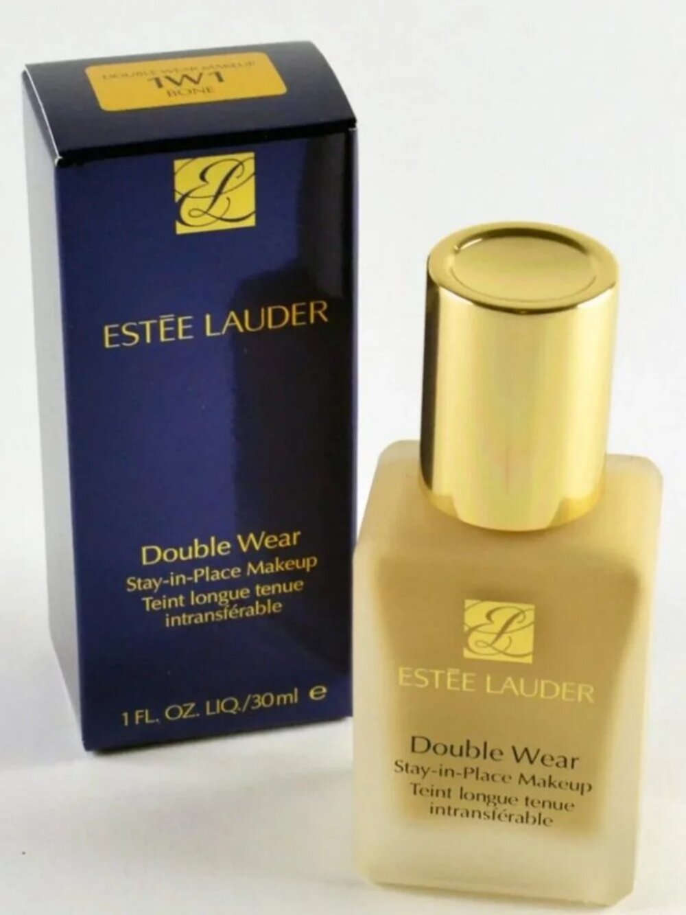 Estée Lauder Double Wear Foundation Cream - 1W1 Bone (1oz)